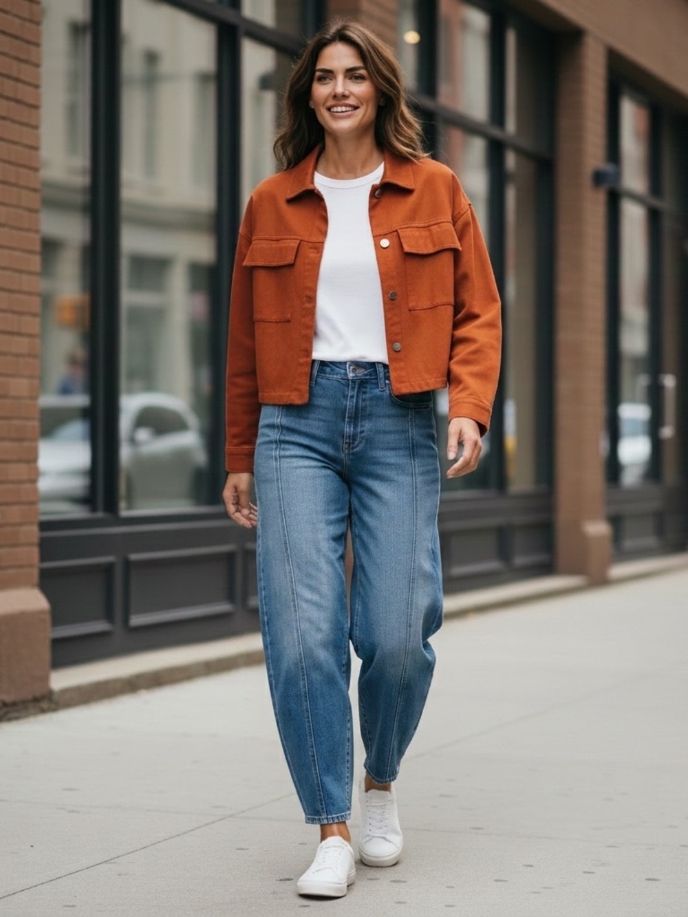 Women’s The Jessica High-Rise Cropped Barrel Jeans